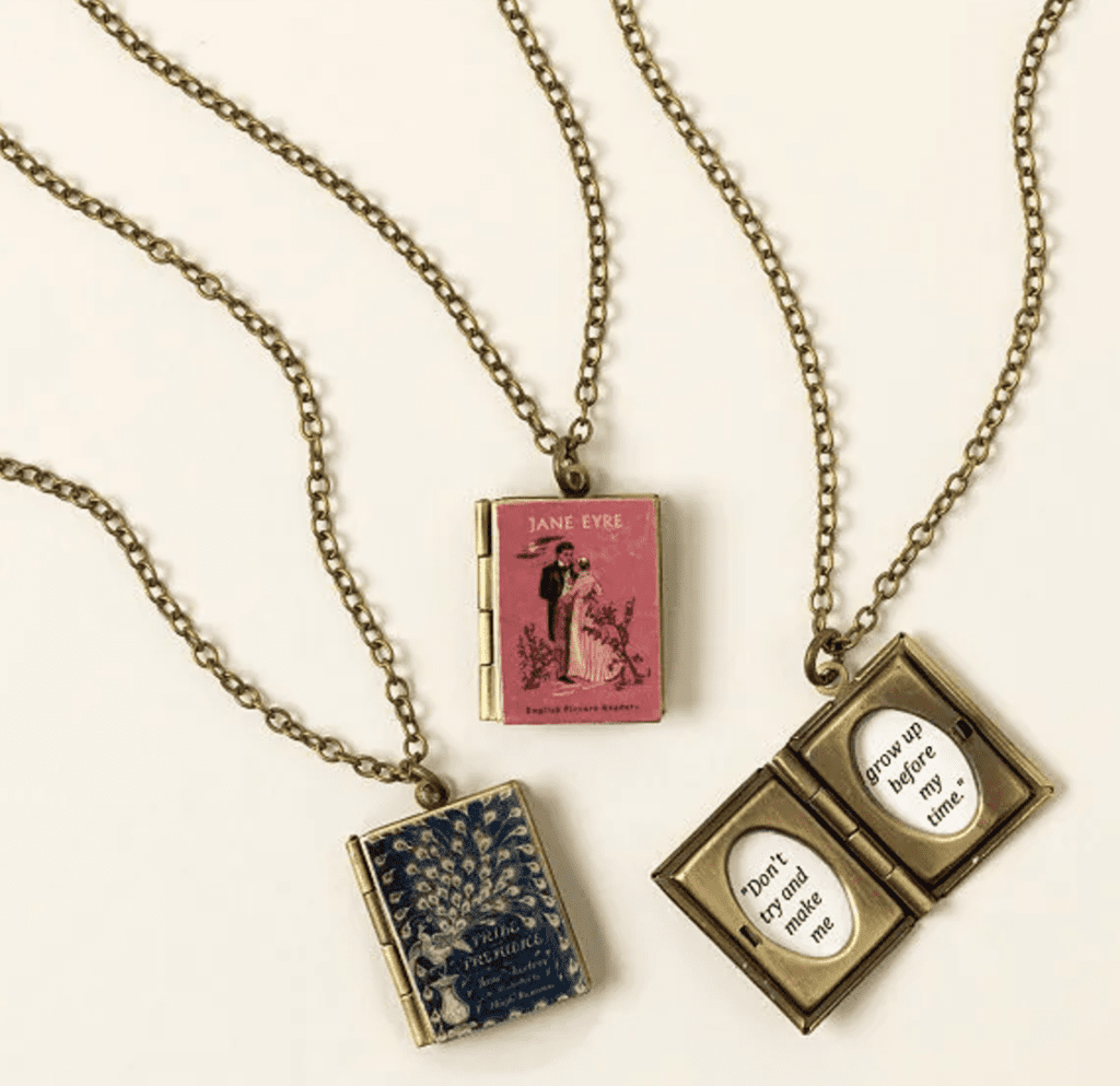 literary necklace